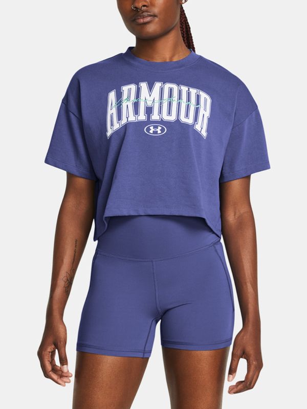 Under Armour Under Armour UA HW Scripted WM Crop SS T-shirt Lilav