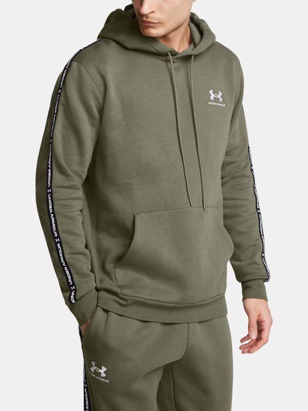 Under Armour Under Armour UA Icon Fleece HD Taping Sweatshirt Zelen