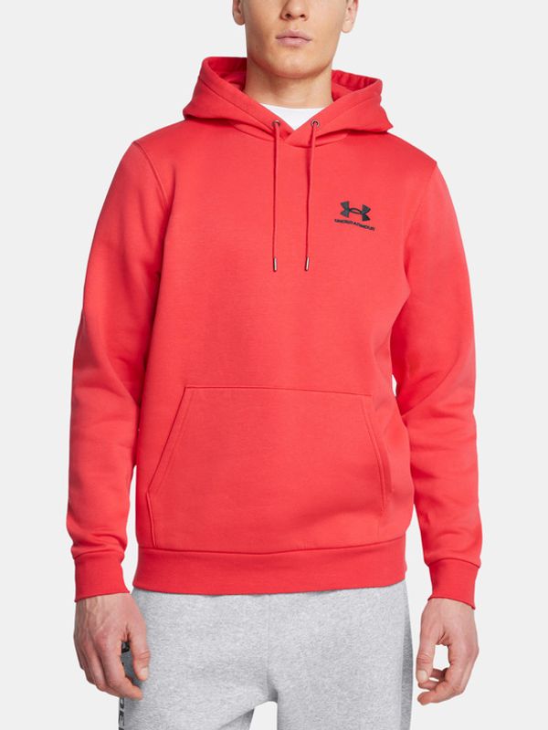 Under Armour Under Armour UA Icon Fleece Hoodie Sweatshirt Cherven