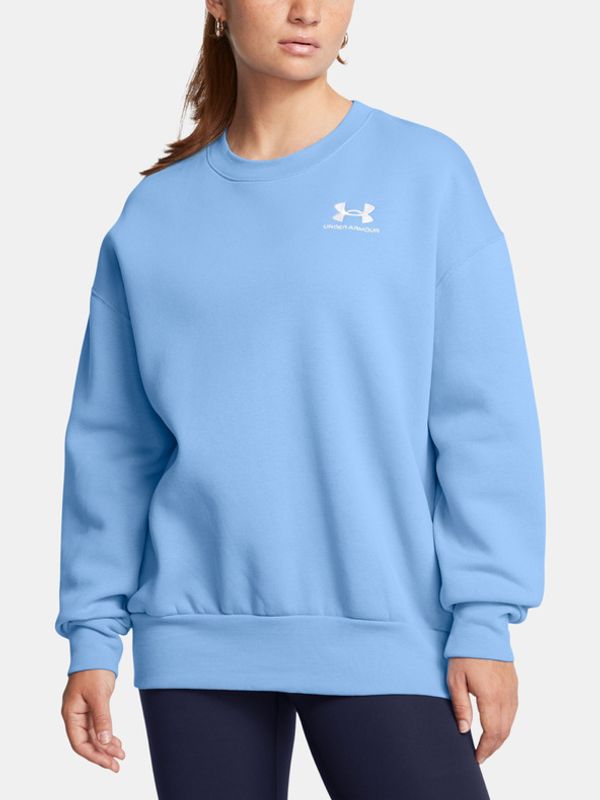 Under Armour Under Armour UA Icon Fleece OS Crew Sweatshirt Sin