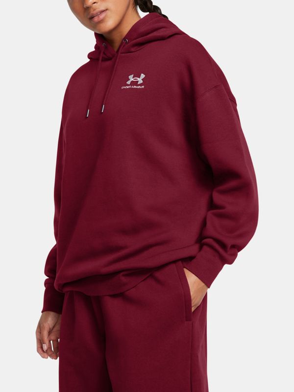 Under Armour Under Armour UA Icon Fleece OS Hoodie Sweatshirt Cherven