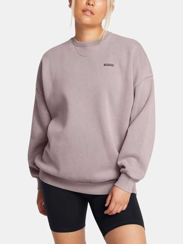 Under Armour Under Armour UA Icon HWT Flc OS Crew Sweatshirt Siv