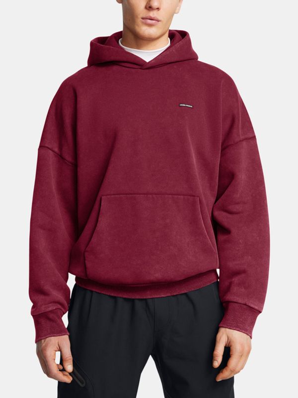 Under Armour Under Armour UA Icon HWT Flc Wash OS Sweatshirt Cherven