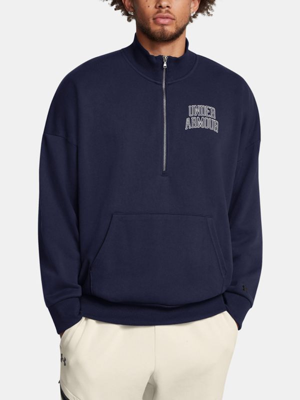 Under Armour Under Armour UA Icon HWT Terry OS 1/2 Zip Sweatshirt Sin