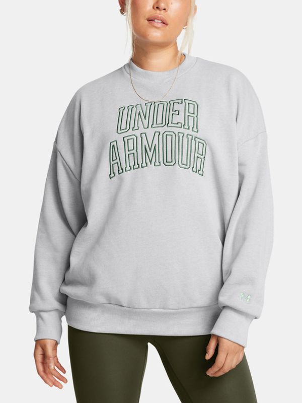 Under Armour Under Armour UA Icon HWT Terry OS Crew Sweatshirt Siv