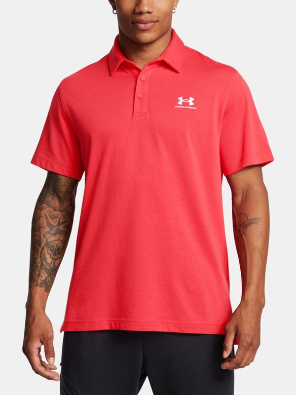 Under Armour Under Armour UA Icon Polo T-shirt Cherven