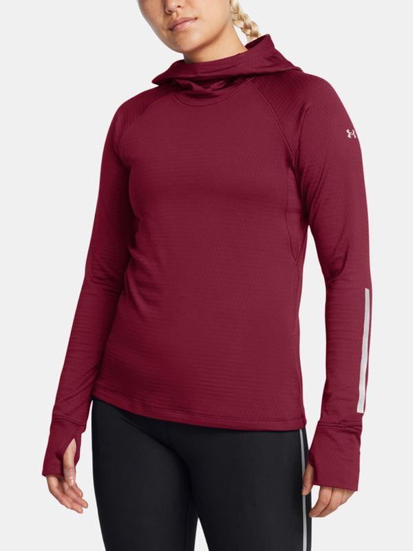 Under Armour Under Armour UA Launch CW Balaclava HD Sweatshirt Cherven