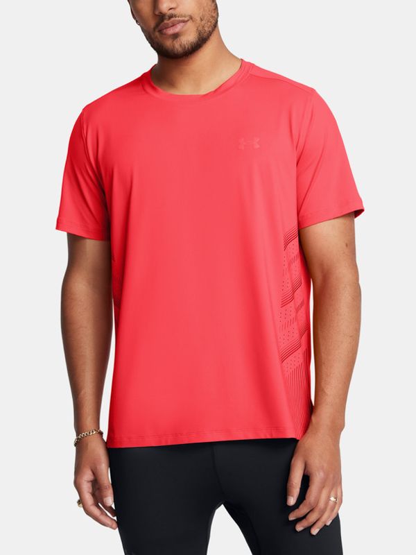 Under Armour Under Armour UA Launch Elite Graphic SS T-shirt Cherven