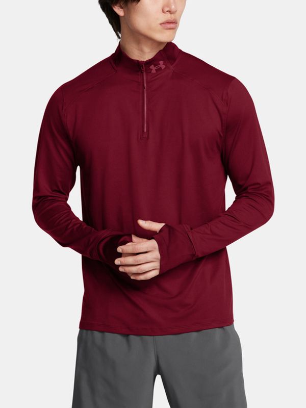 Under Armour Under Armour UA Launch Pro 1/4 ZIP T-shirt Cherven