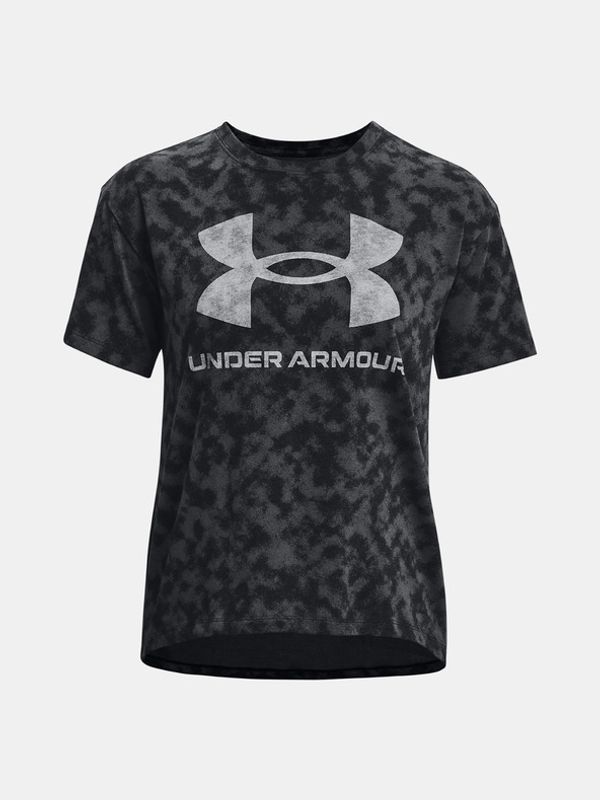 Under Armour Under Armour UA Logo Aop Heavyweight SS T-shirt Cheren