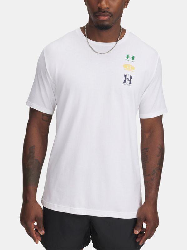 Under Armour Under Armour UA M 60/40S Evol Logo SS T-shirt Byal