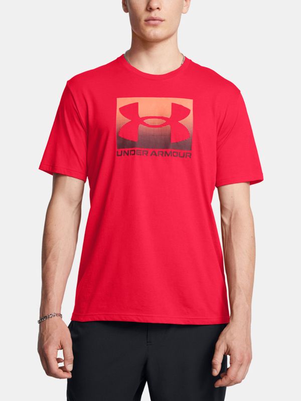Under Armour Under Armour UA M Boxed Sports Updates SS T-shirt Cherven