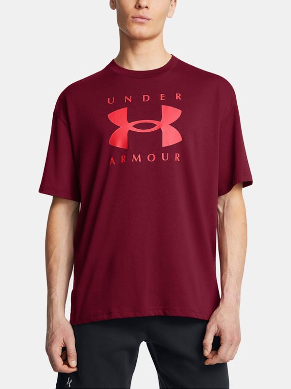 Under Armour Under Armour UA M HW OS Branded SS T-shirt Cherven