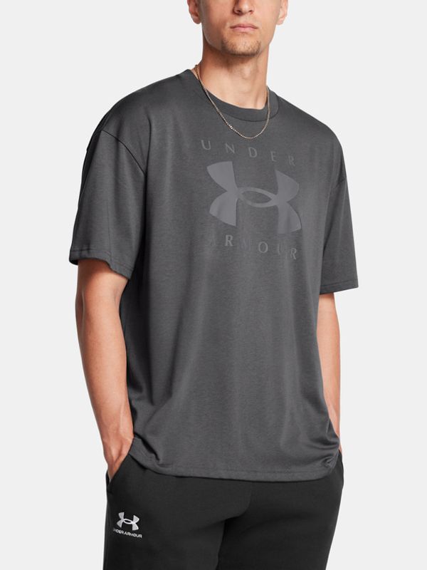 Under Armour Under Armour UA M HW OS Branded SS T-shirt Siv