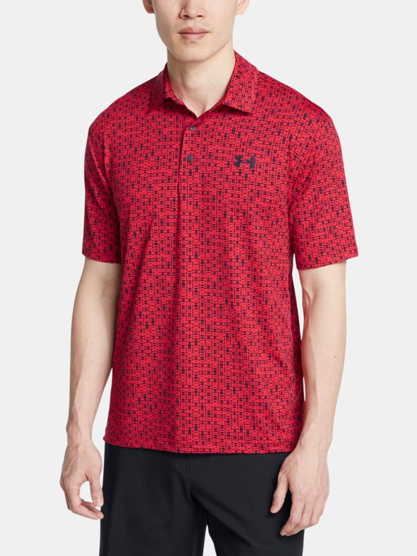 Under Armour Under Armour UA Playoff 3.0 Printed Polo T-shirt Cherven