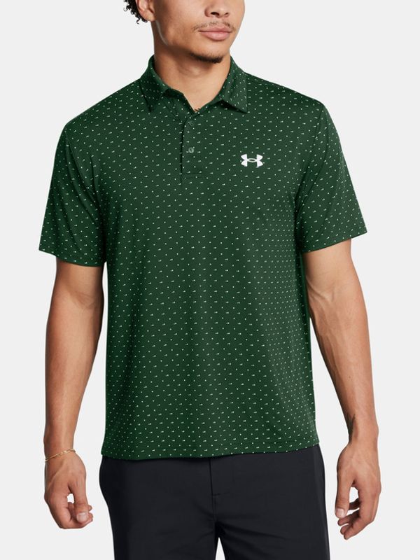 Under Armour Under Armour UA Playoff 3.0 Printed Polo T-shirt Zelen