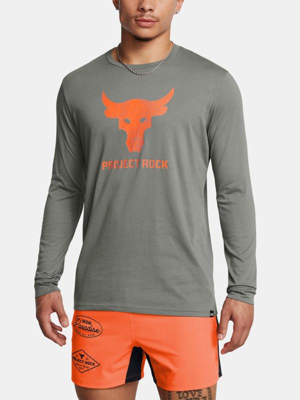 Under Armour Under Armour UA Project Rock Brahma Bull LS T-shirt Zelen