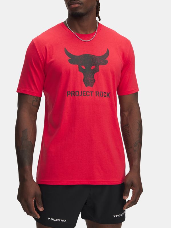Under Armour Under Armour UA Project Rock Brahma Bull SS T-shirt Cherven