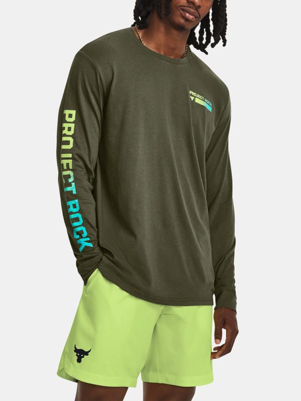 Under Armour Under Armour UA Project Rock Brahma LS T-shirt Zelen