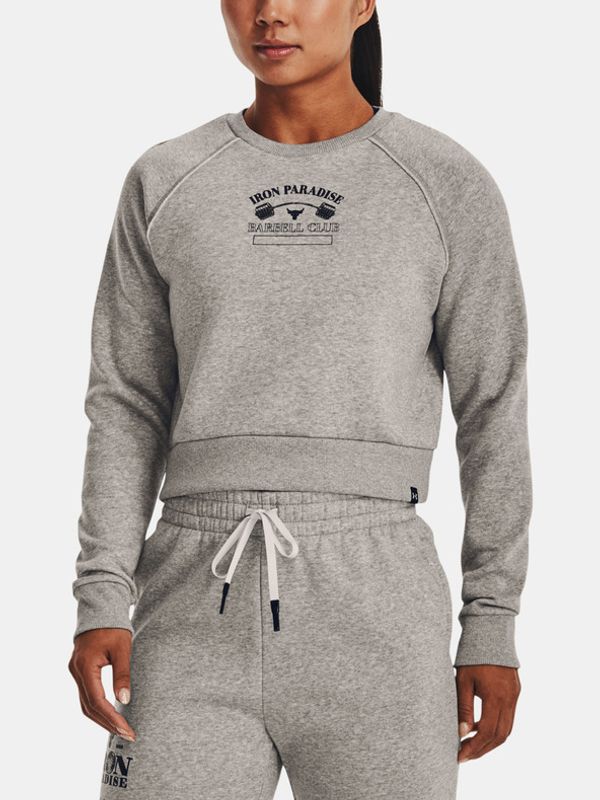 Under Armour Under Armour UA Project Rock Hm Gym Flc Crw Sweatshirt Siv