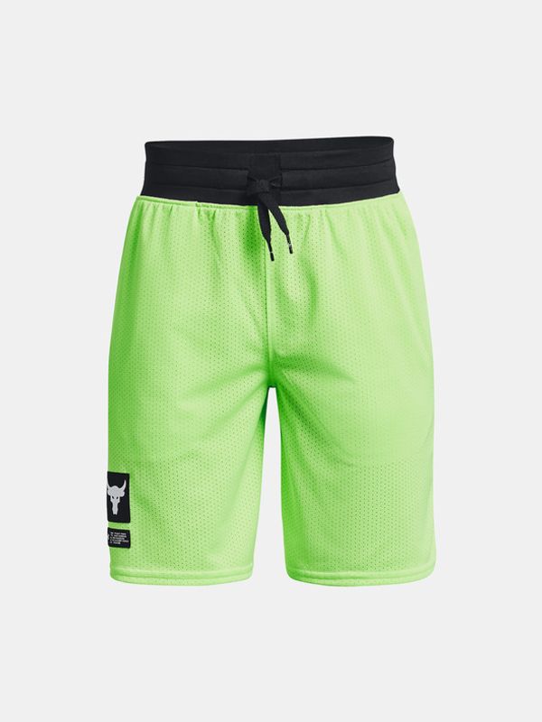 Under Armour Under Armour UA Project Rock Knit Къси панталони детски Zelen