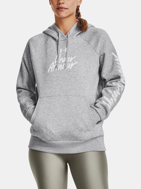 Under Armour Under Armour UA Rival Fleece Graphic Hdy Sweatshirt Siv