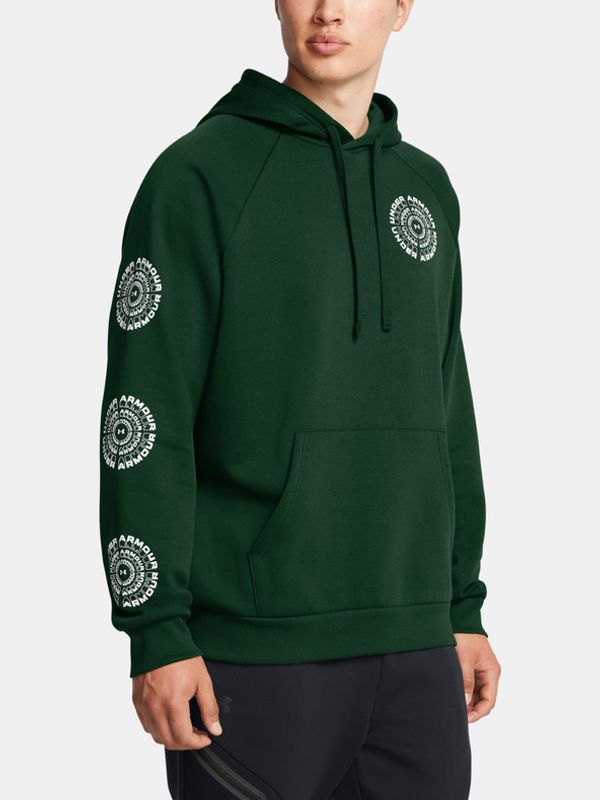 Under Armour Under Armour UA Rival Fleece HBR Logo HD Sweatshirt Zelen