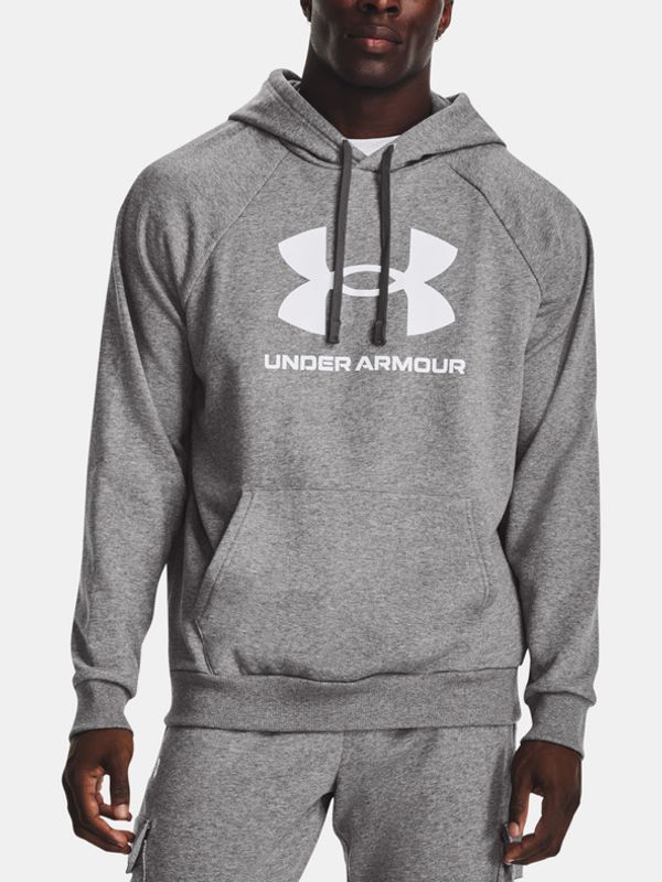 Under Armour Under Armour UA Rival Fleece Logo HD Sweatshirt Siv