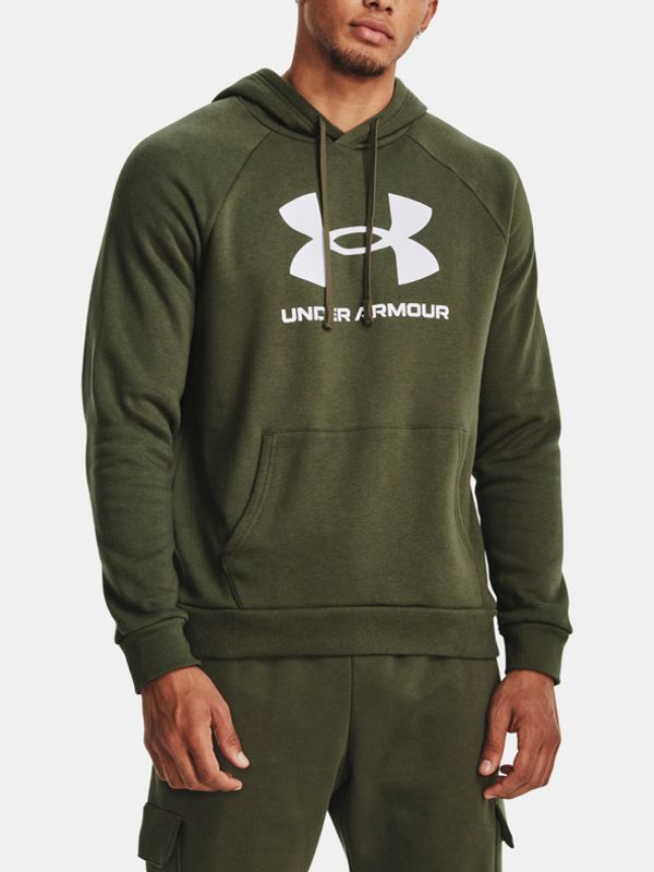 Under Armour Under Armour UA Rival Fleece Logo HD Sweatshirt Zelen