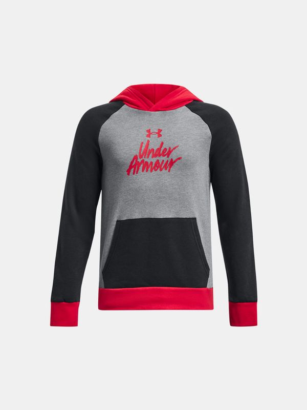 Under Armour Under Armour UA Rival Fleece Script CB HD Суитшърт детски Cheren