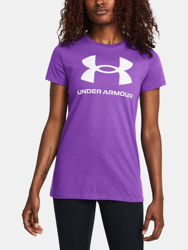 Under Armour Under Armour UA Rival Logo SS T-shirt Lilav