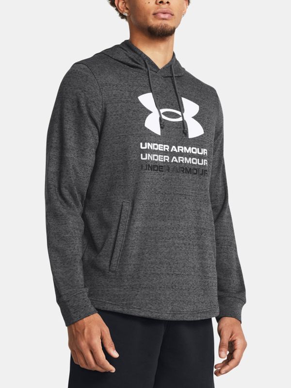 Under Armour Under Armour UA Rival Terry Graphic Hood Sweatshirt Siv