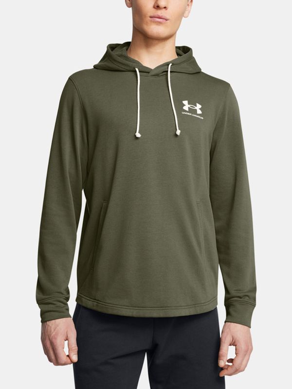 Under Armour Under Armour UA Rival Terry LC HD Sweatshirt Zelen