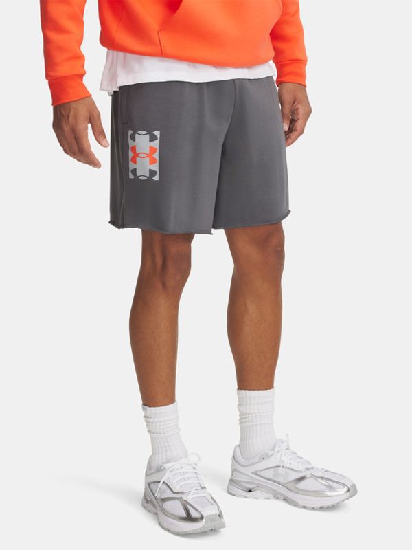 Under Armour Under Armour UA Rival TerryLogo 8in Къси панталони Siv