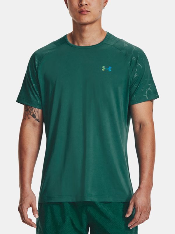 Under Armour Under Armour UA Rush Emboss SS T-shirt Zelen