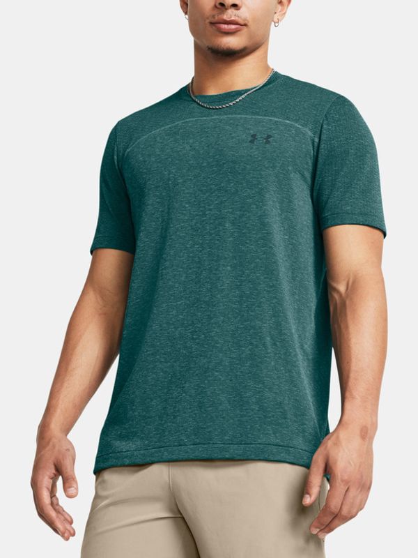 Under Armour Under Armour UA Rush Seamless Wordmark SS T-shirt Sin