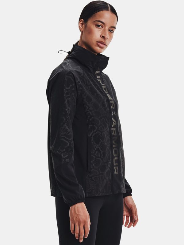 Under Armour Under Armour UA Rush Woven Print FZ Sweatshirt Cheren