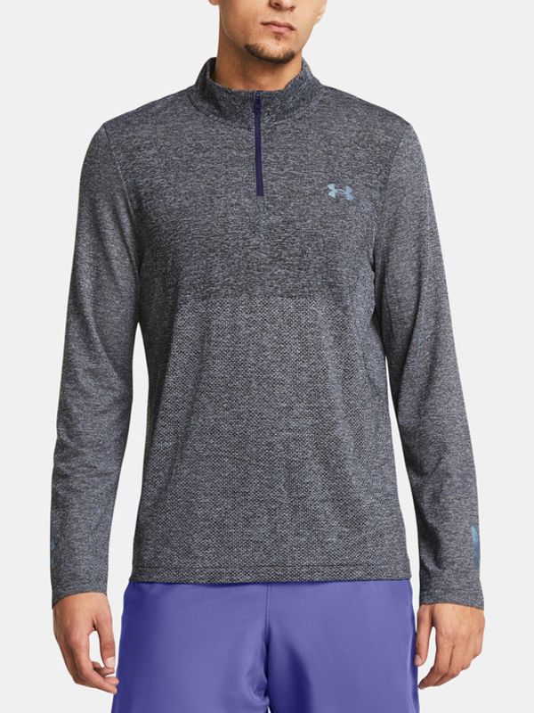 Under Armour Under Armour UA Seamkess Stride 1/4 Zip T-shirt Lilav