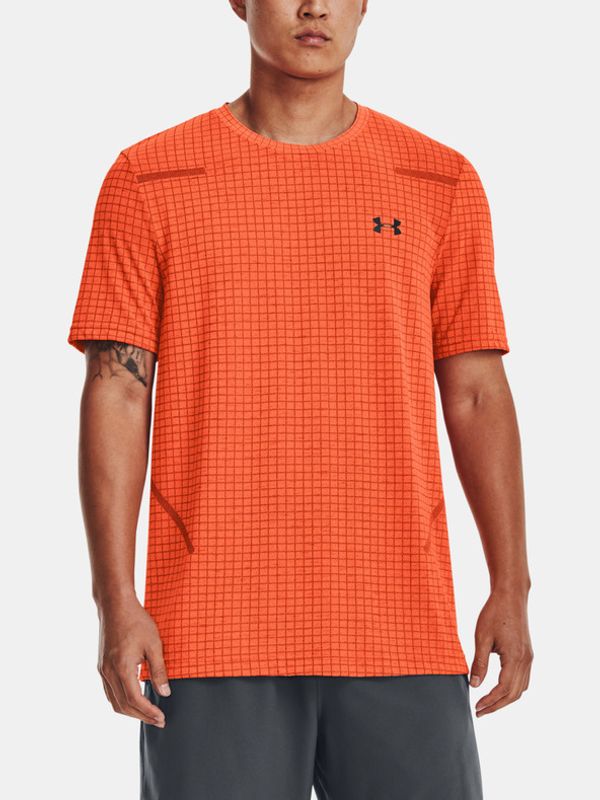 Under Armour Under Armour UA Seamless Grid T-shirt Oranzhev