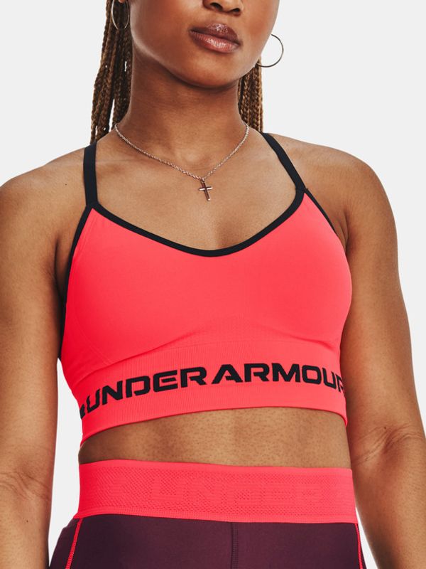 Under Armour Under Armour UA Seamless Low Long Cпортен Сутиен Cherven
