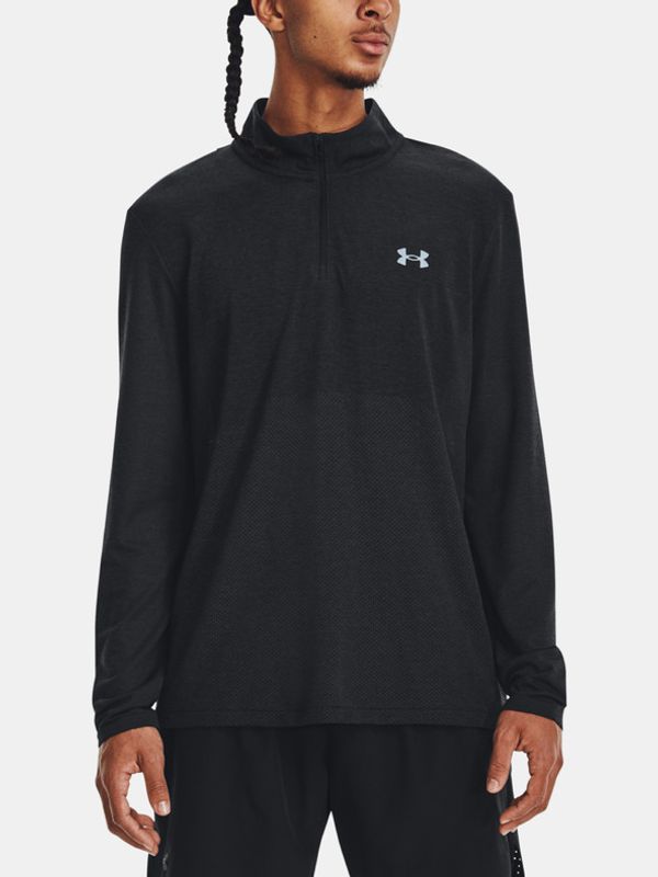 Under Armour Under Armour UA Seamless Stride 1/4 Zip T-shirt Cheren