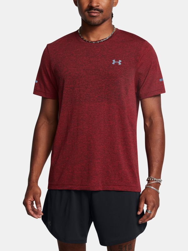 Under Armour Under Armour UA Seamless Stride SS T-shirt Cherven