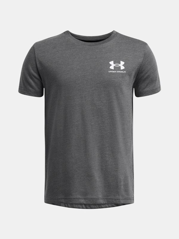 Under Armour Under Armour UA Sportstyle Left Chest SS Тениска детски Siv