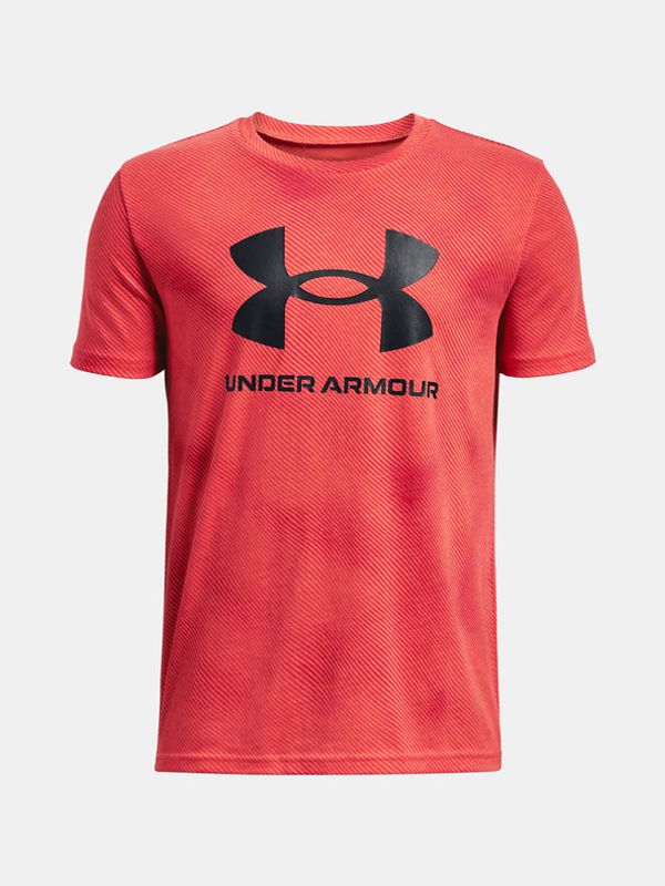 Under Armour Under Armour UA Sportstyle Logo Aop SS Тениска детски Cherven