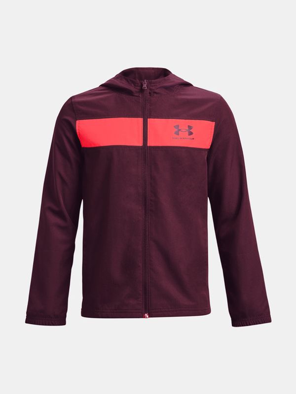 Under Armour Under Armour UA Sportstyle Windbreaker Яке детско Cherven