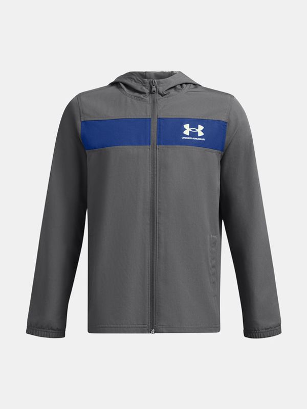Under Armour Under Armour UA Sportstyle Windbreaker Яке детско Siv