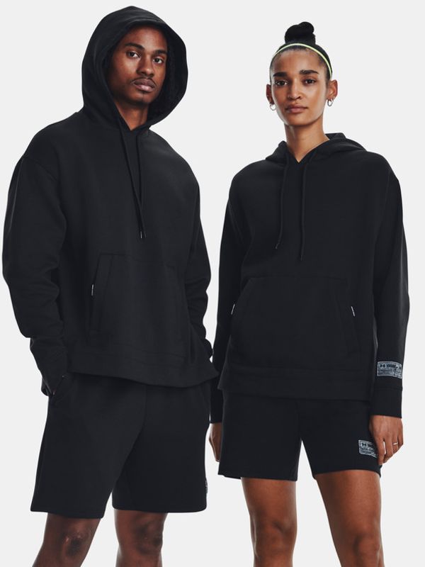 Under Armour Under Armour UA Summit Knit Hoodie-BLK Sweatshirt Cheren