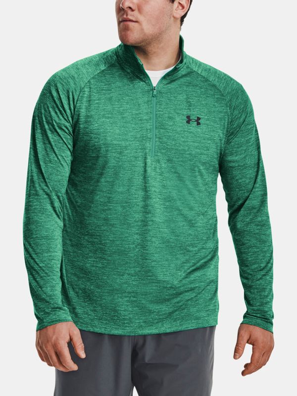 Under Armour Under Armour UA Tech 2.0 1/2 Zip T-shirt Zelen