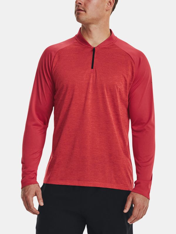 Under Armour Under Armour UA Tech 2.0 Novelty 1/4 Zip T-shirt Cherven