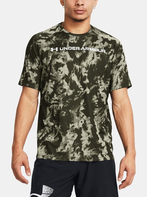 Under Armour Under Armour UA Tech Abc Camo SS T-shirt Zelen
